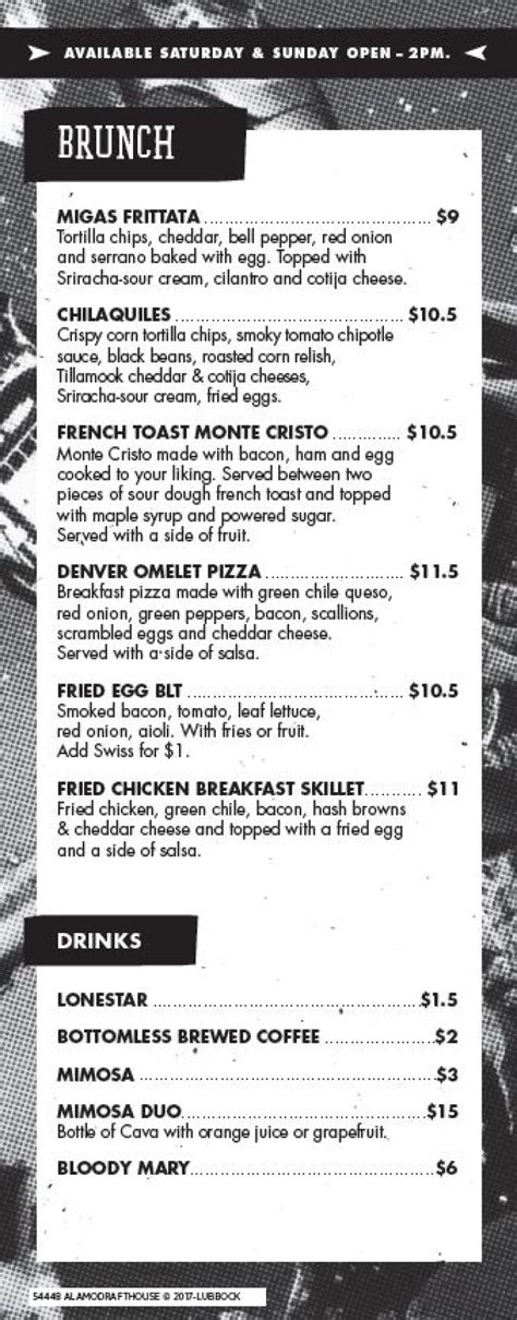 You&39;re going to need a mimosa or three for this one Order from our tasty brunch menu Breakfast Club, Blueberry Donut French Toast Bake, or Breakfast Tacos and pair with a brunch cocktail classic like Desert Spring Water or the Coming Up Ros Fizz. . Alamo drafthouse brunch menu